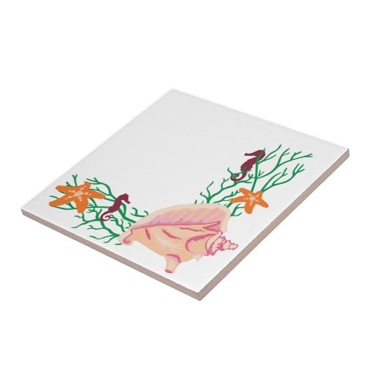 Zee Life Corner Tegeltje (Zijkant)