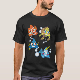 Zee Life Fishies ~ Fish Poop Emoji Gekke vun whack T-shirt