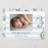 Zee Life Foto Aankondiging Geboorte (Voorkant / Achterkant)