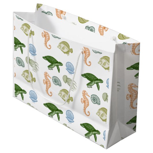 Zee Life Gift Bag Groot Cadeauzakje (Voorkant Gekanteld)