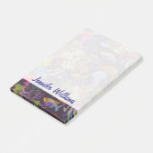 Zee Life Grunge Patroon | Jouw namen toevoegen Post-it® Notes (Schuin)