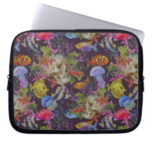Zee Life Grunge Patroon Laptop Sleeve