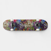 Zee Life Grunge Patroon Skateboard (Horizontaal)