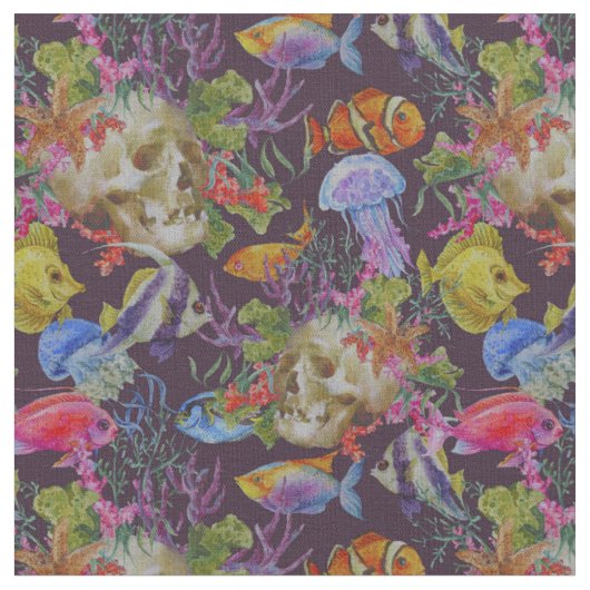Zee Life Grunge Patroon Stof (Close Up)