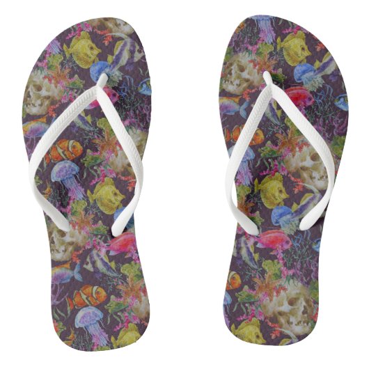 Zee Life Grunge Patroon Teenslippers (Voetbed)