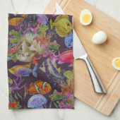 Zee Life Grunge Patroon Theedoek (Quarter Fold)