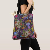 Zee Life Grunge Patroon Tote Bag (Dichtbij)
