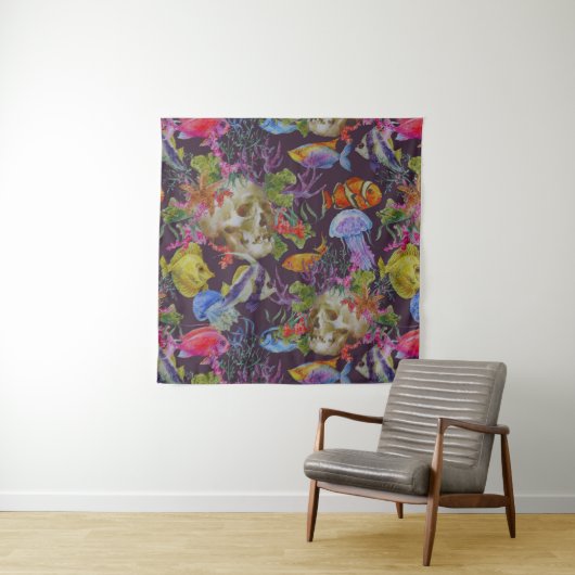 Zee Life Grunge Patroon Wandkleed (In Situ (horizontaal))