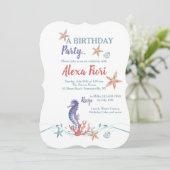 Zee Life Invitation Kaart (Staand voorkant)