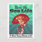 Zee Life Jellyfish Briefkaart (Voorkant)