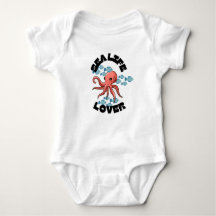 zee life lover octopus Baby Jersey Bodysuit