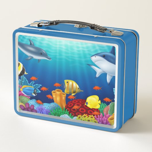 Zee Life Metalen Lunchbox (Achterkant)