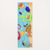 Zee Life Octopus Piratenschip Vis Schildpad Krab Yogamat (Voorkant)