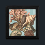 Zee Life Silhouette Cadeaudoosje<br><div class="desc">Deze kunstdruk toont de mooiste dingen in de natuur in de oceaan. Vind alle verschillende soorten het leven van het zee in dit afbeelding met inbegrip van een Verrekijker, Zand Dollars, en Reefs die diep in het zee worden begraven. Dit collectie is een must voor je volgende Zazzle producten.</div>