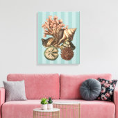 Zee Life Silhouette Canvas Afdruk (Insitu (Woonkamer))