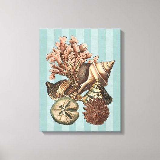 Zee Life Silhouette Canvas Afdruk (Voorkant)