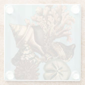 Zee Life Silhouette Glazen Onderzetter (Achterkant)