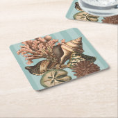 Zee Life Silhouette Kartonnen Onderzetters (Schuin)