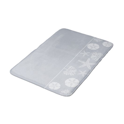 Zee Life Silhouettes (Kustgrijs) Badmat (Gekanteld)