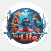 zee life Sticker (Voorkant)