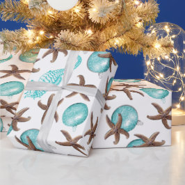 Zee Life Tropische kerstcadeaus Cadeaupapier