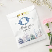 Zee Life Twins Baby shower Bedankzakje (Gezegeld)