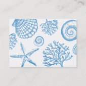 Zee Life Visitekaartje Blauw rood design (Achterkant)