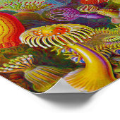 Zee Life Wetenschappelijke illustratie Poster (Hoek)