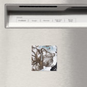 Zee lijnen de kustlijn in het oosten van Greenlan Magneet (Insitu (Vaatwasser))