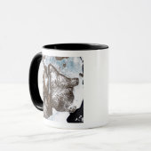 Zee lijnen de kustlijn in het oosten van Greenlan Mok (Voorkant links)