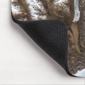 Zee lijnen de kustlijn in het oosten van Greenlan Muismat (Hoek)