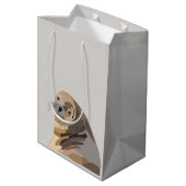 Zee Lion Animal Art Medium Cadeauzakje (Achterkant Gekanteld)