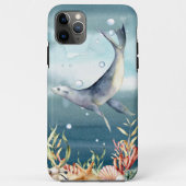 Zee Lion Aquatic Cool Onderwater Scene Case-Mate iPhone Case (Achterkant)