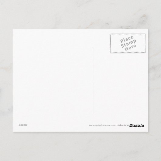 Zee Lion Attitude Briefkaart (Achterkant)