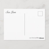 Zee Lion Briefkaart (Achterkant)