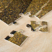 Zee Lion Cave Oregon. Kerstgroeten Legpuzzel (Zijkant)