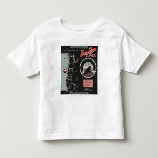 Zee Lion Caves, Florence, Oregon Kinder Shirts (Voorkant)