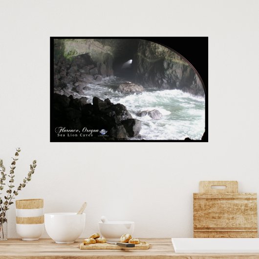 ZEE LION CAVES POSTER (Keuken)