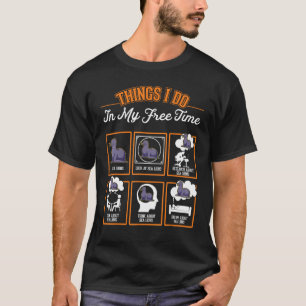 Zee Lion dingen die ik doe in mijn vrije tijd T-shirt