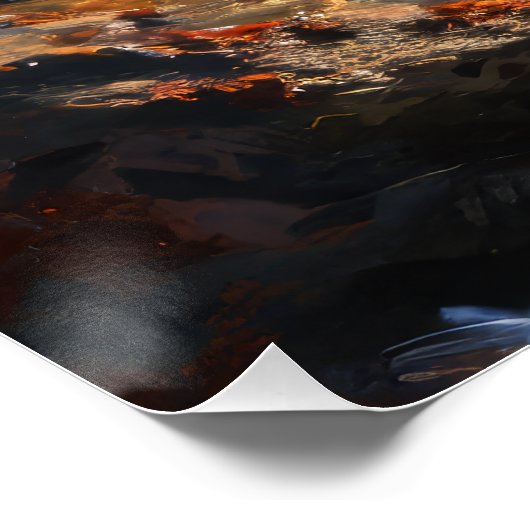 Zee Lion Illustratie Perfect Poster (Hoek)