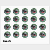 Zee Lion in het spel Ronde Sticker (Vel)
