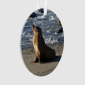 Zee Lion kerstversiering Ornament (voorkant)