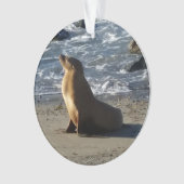Zee Lion kerstversiering Ornament (voorkant)