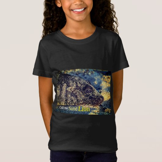 Zee Lion op het strand T-shirt (Voorkant)