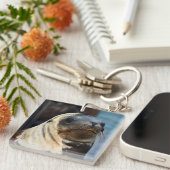 Zee Lion Portrait Sleutelhanger (Voorkant Rechts)