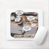 Zee Lion Team 6 Funny Ocean Life Parody Muismat (Met muis)