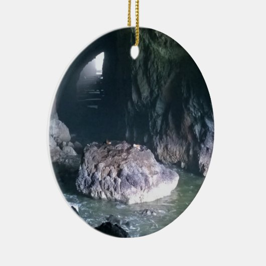 Zee liongrot, OF Keramisch Ornament (Rechts)