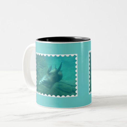 Zee Lions Aqua Mok (Voorkant links)