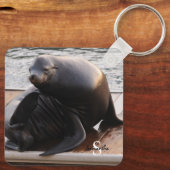 Zee-liontoetsenbord Sleutelhanger (Achterkant)