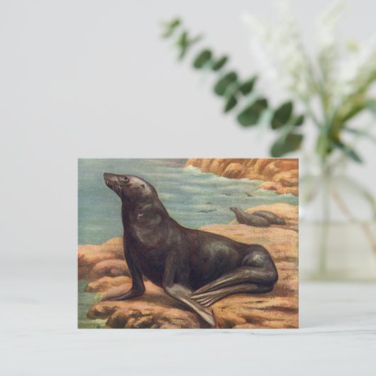 Zee Lood door de zeeoor, zeezoogdieren (Staand voorkant)